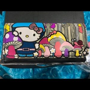 Loungefly Hello Kitty Mushrooms Gnome Wallet